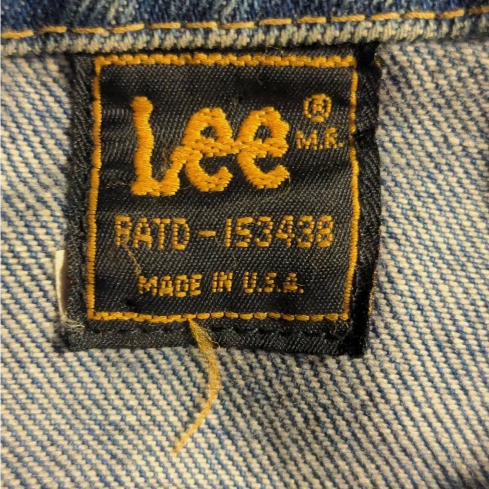 Lee Vintage Denim Custom Vest L/Xl 1970’s - image 5